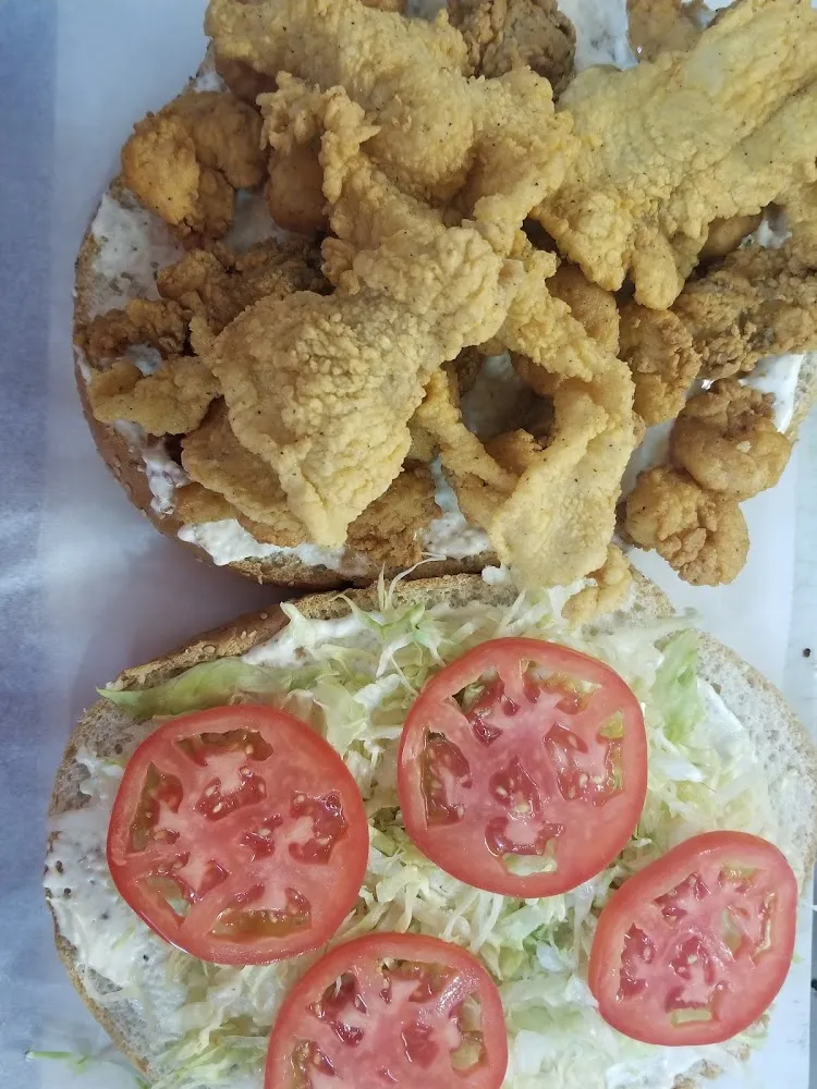 Seafood Muffaletta